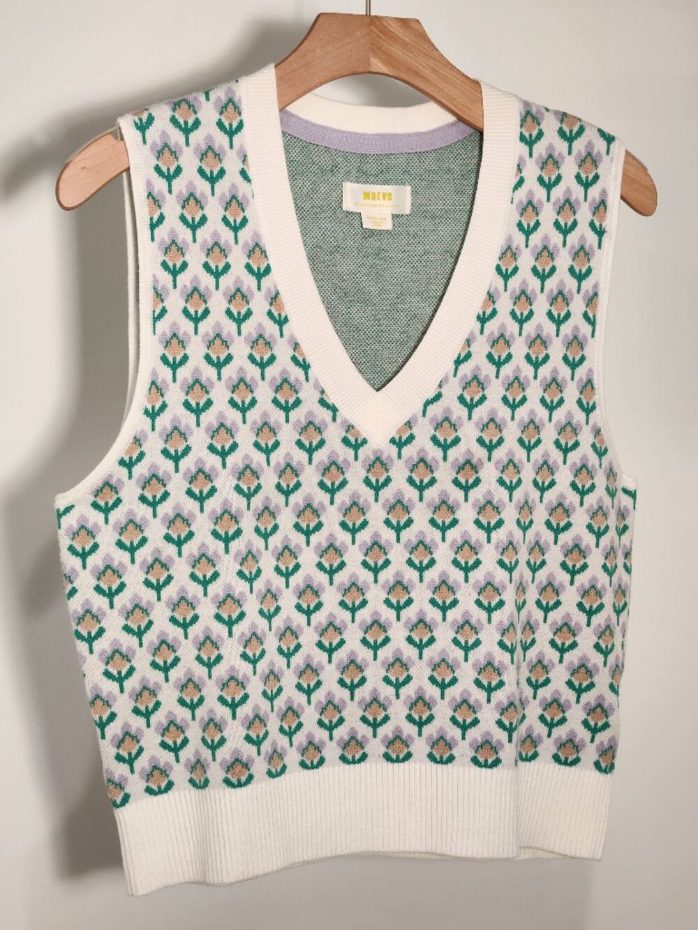 MAEVE by Anthropologie SPRING Floral Sweater VEST